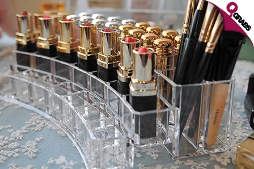 From QR39 Keep your Brushes Sorted with an Acrylic Cosmetic Organizer! (Up to QR130 Value)